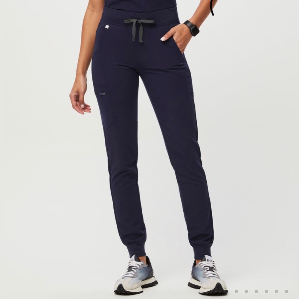 Figs Navy Track Pants